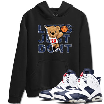 6s White And Midnight Navy shirts to match jordans Rip Out Bear sneaker match tees Air Jordan 6 White And Midnight Navy SNRT Sneaker Release Tees unisex cotton Black 1 crew neck shirts