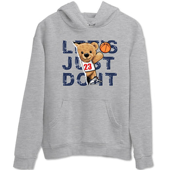 6s White And Midnight Navy shirts to match jordans Rip Out Bear sneaker match tees Air Jordan 6 White And Midnight Navy SNRT Sneaker Release Tees unisex cotton Heather Grey 2 crew neck shirts