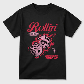 Perfect Sneakerhead Fashion Outfits – Sneaker Tees To Match Air Jordan 1 Low OG x Travis Scott Tropical Pink Shoes – Rollin numbers Graphic Tee Black 2