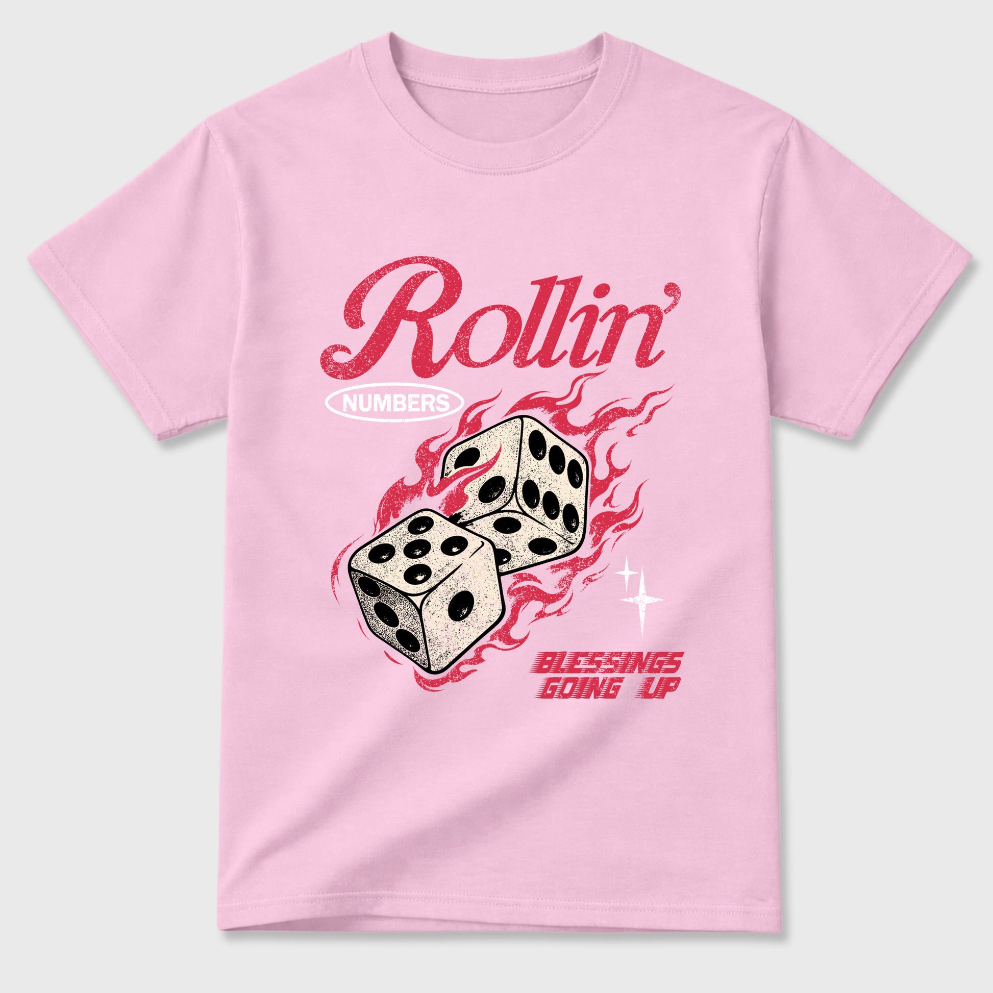 Perfect Sneakerhead Fashion Outfits – Sneaker Tees To Match Air Jordan 1 Low OG x Travis Scott Tropical Pink Shoes – Rollin numbers Graphic Tee Pink 2