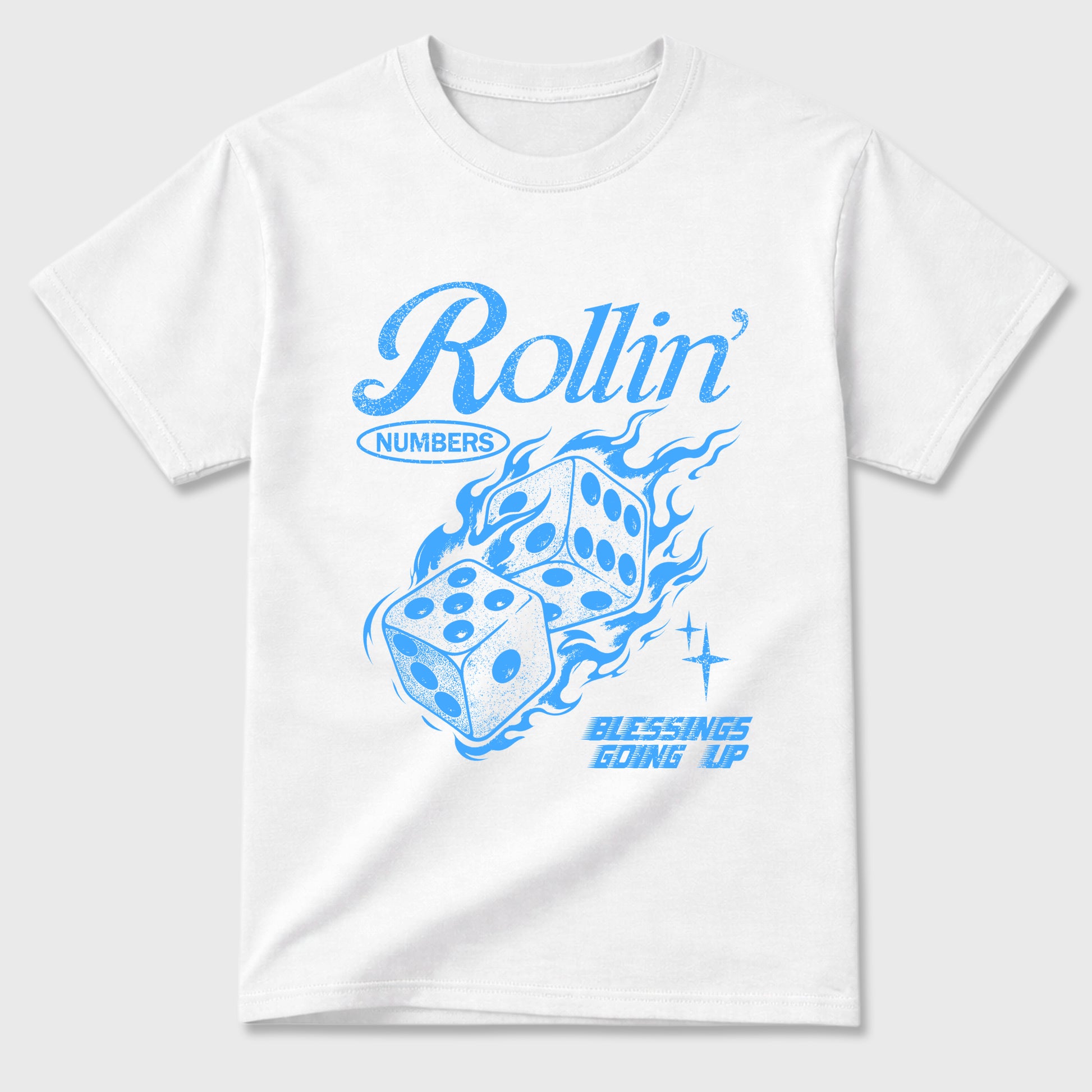 Sneaker match tees – Sneaker Tees To Match Air Jordan 11 University Blue Shoes – Rollin Numbers Tee White 2