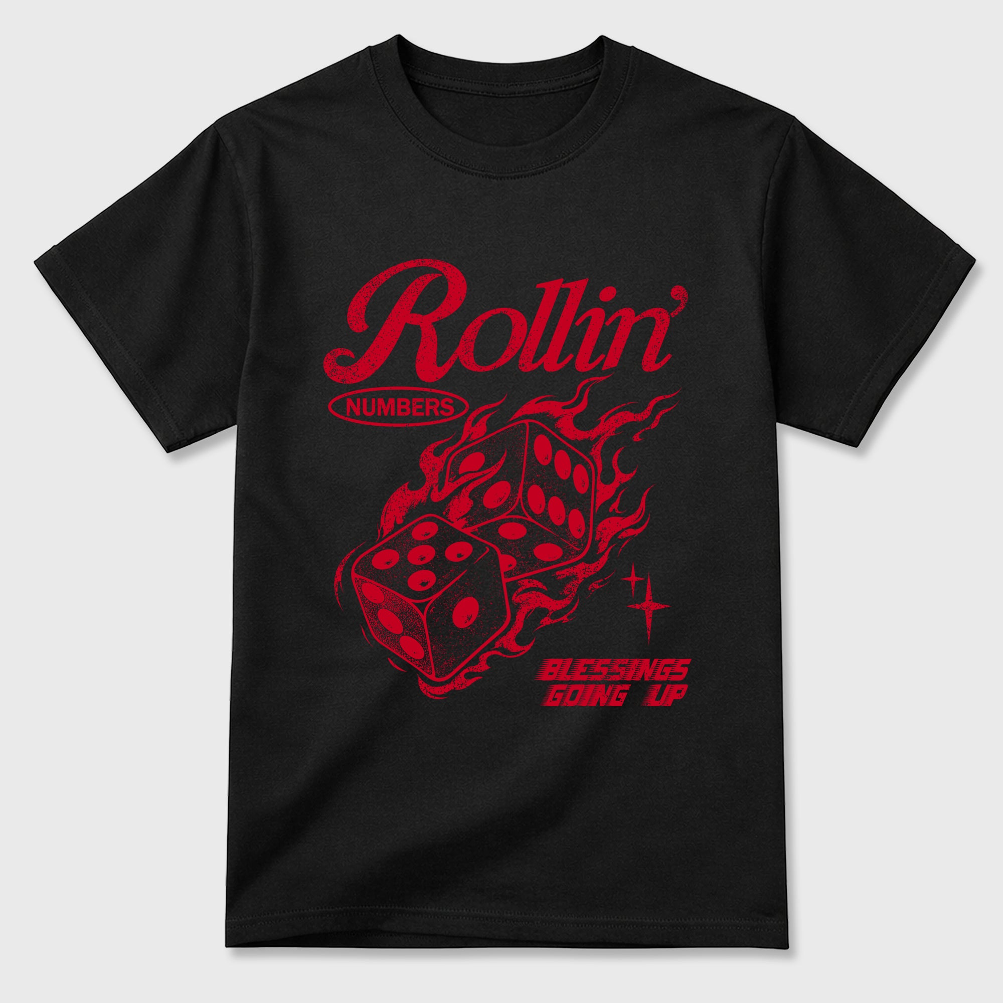 Sneakerfit Streetwear outfit, Sneaker Tees To Match Air Jordan 12 Bloodline – Rollin Numbers Graphic Tee Black 2