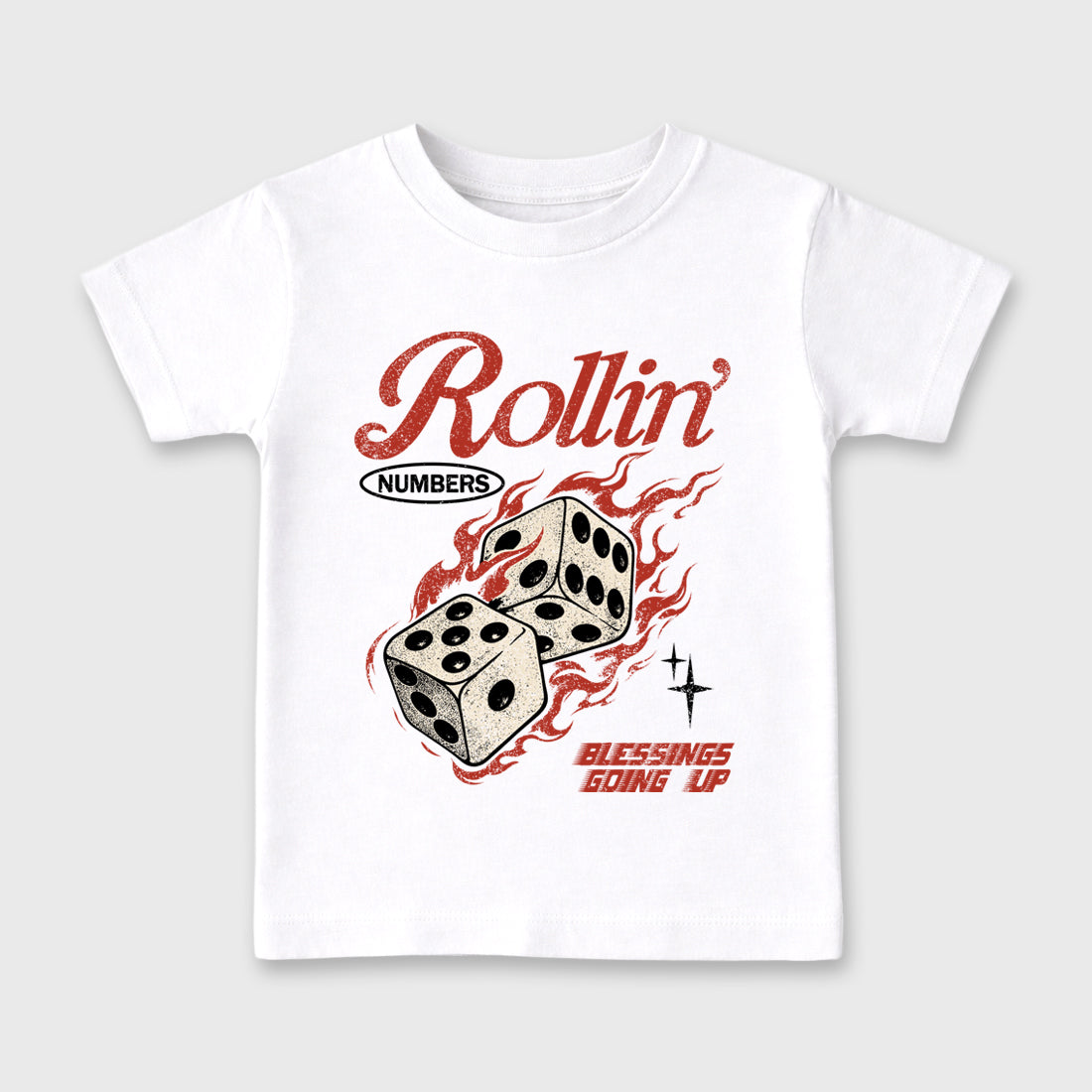 Sneaker match tees – Sneaker Tees To Match Air Jordan 4 Brick After Brick Shoes – Rollin Numbers Kids T-Shirt White 2