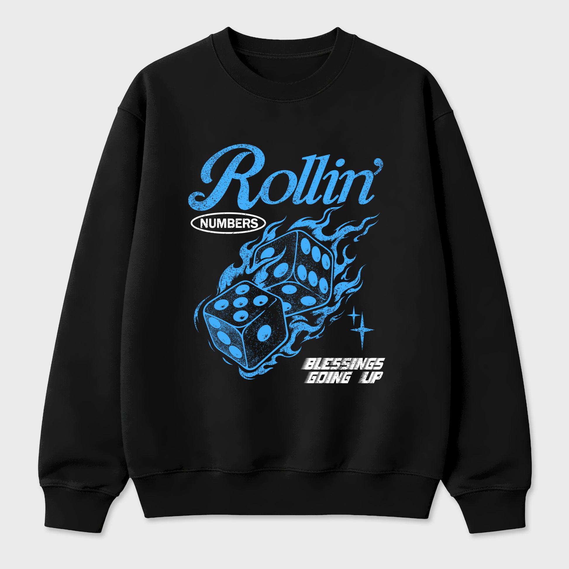 Rollin Numbers Graphic T-Shirt sneaker match tee designed for the Air Jordan 5 Black Carolina, featuring coordinated color options for a perfect streetwear match. Black 2 shirt.