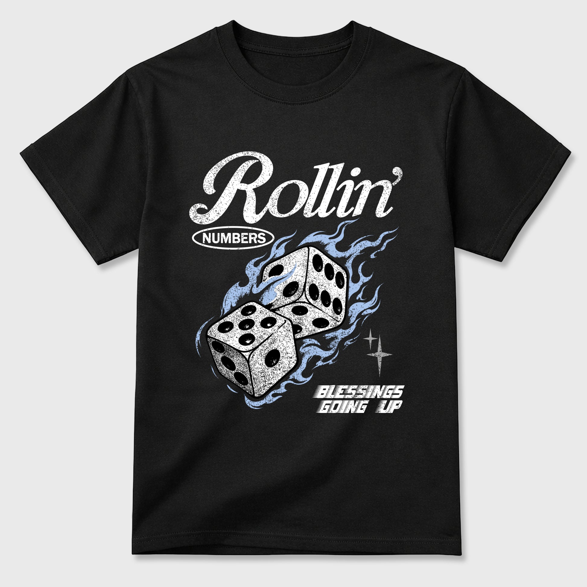 Sneaker match tees – Sneaker Tees To Match Air Jordan 5 White Metallic Shoes – Rollin Numbers Tee Black 2