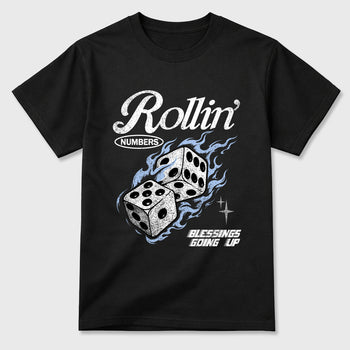 Sneaker match tees – Sneaker Tees To Match Air Jordan 5 White Metallic Shoes – Rollin Numbers Tee Black 2