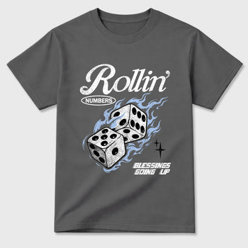 Sneaker match tees – Sneaker Tees To Match Air Jordan 5 White Metallic Shoes – Rollin Numbers Tee Cool Grey 2