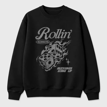 Sneaker match tees – Sneaker Tees To Match Air Jordan 6 Cap and Gown Shoes – Rollin Numbers Tee Black 2
