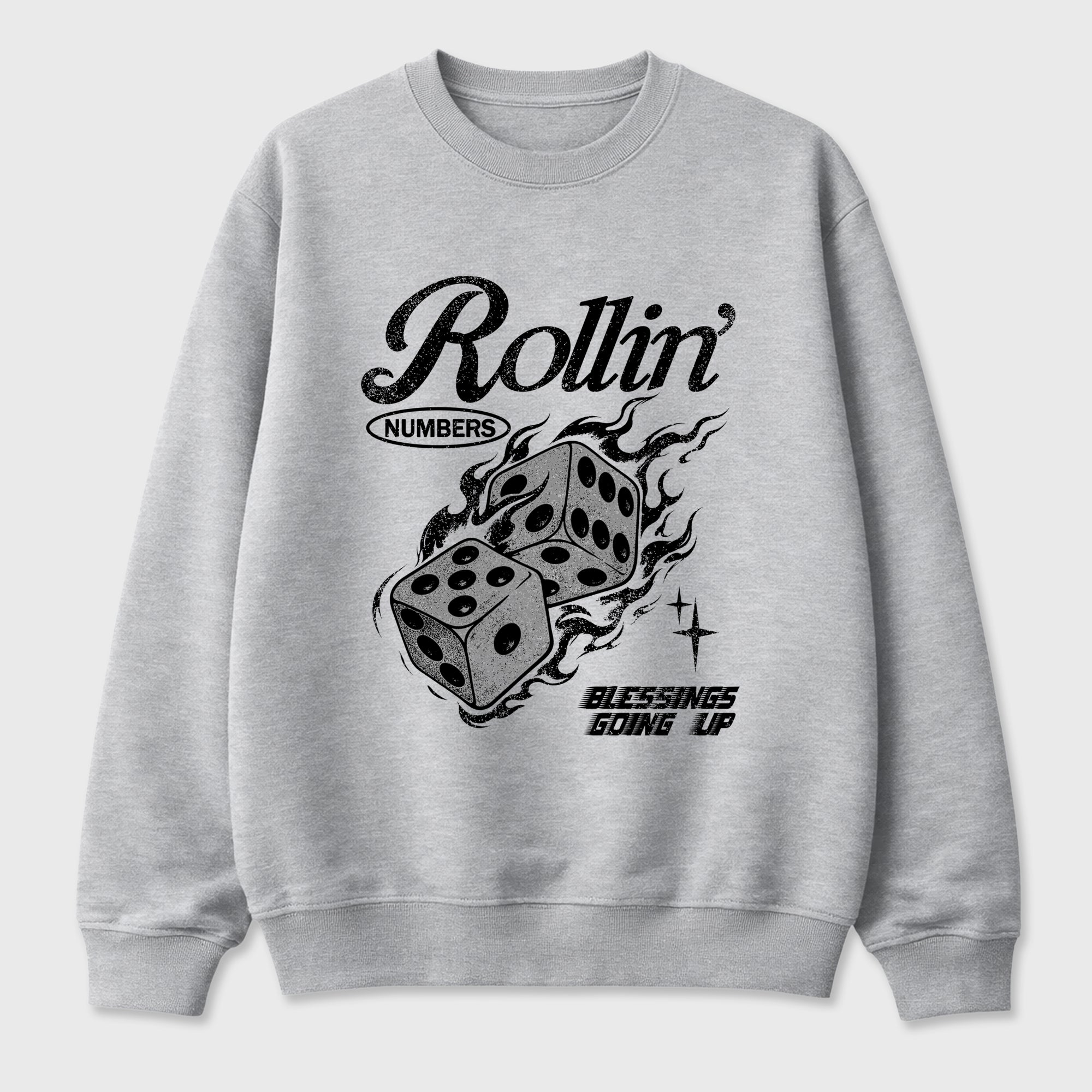 Sneaker match tees – Sneaker Tees To Match Air Jordan 6 Cap and Gown Shoes – Rollin Numbers Tee Heather Grey 2