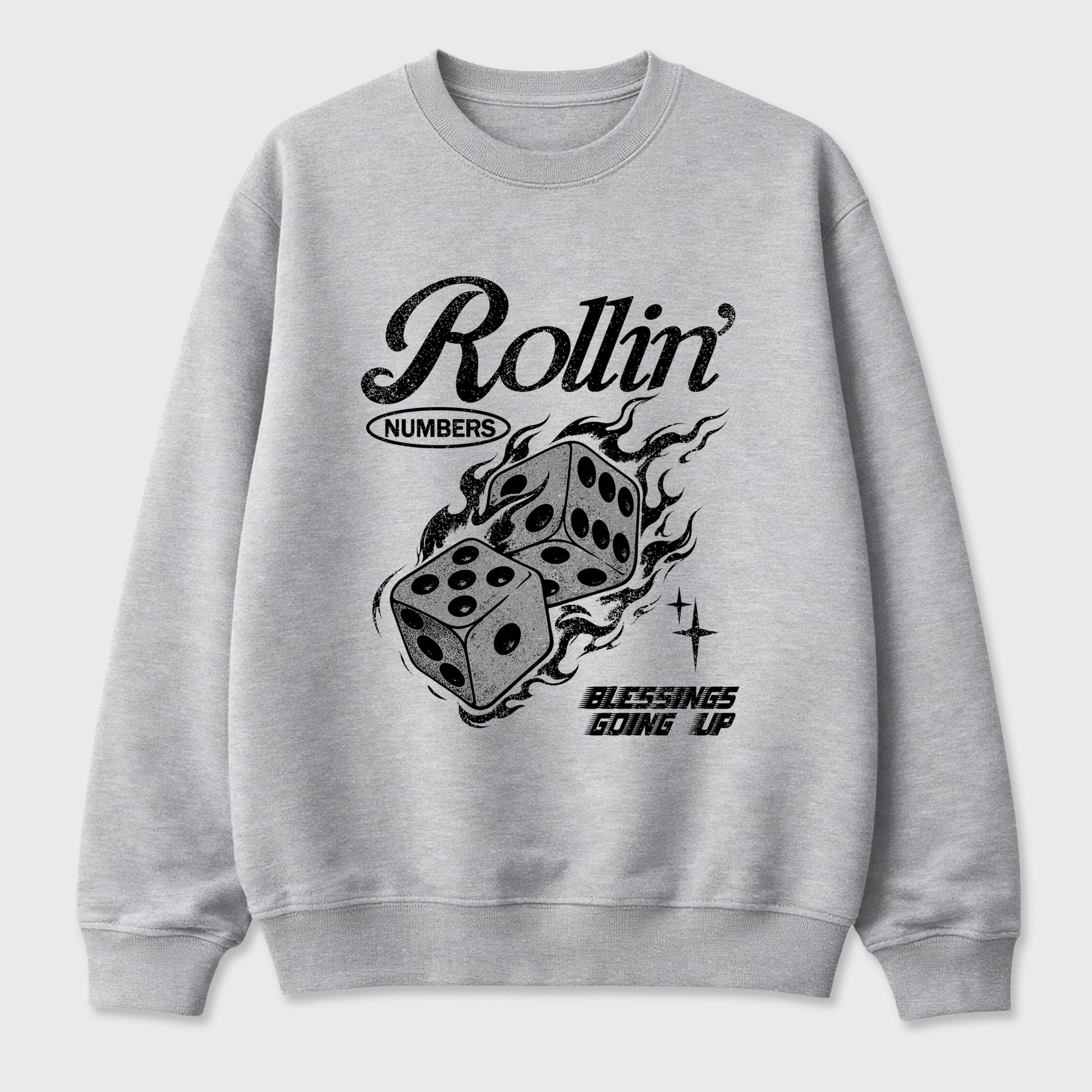 Sneaker match tees – Sneaker Tees To Match Air Jordan 6 Cap and Gown Shoes – Rollin Numbers Tee Heather Grey 2