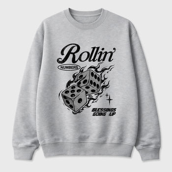 Sneaker match tees – Sneaker Tees To Match Air Jordan 6 Cap and Gown Shoes – Rollin Numbers Tee Heather Grey 2