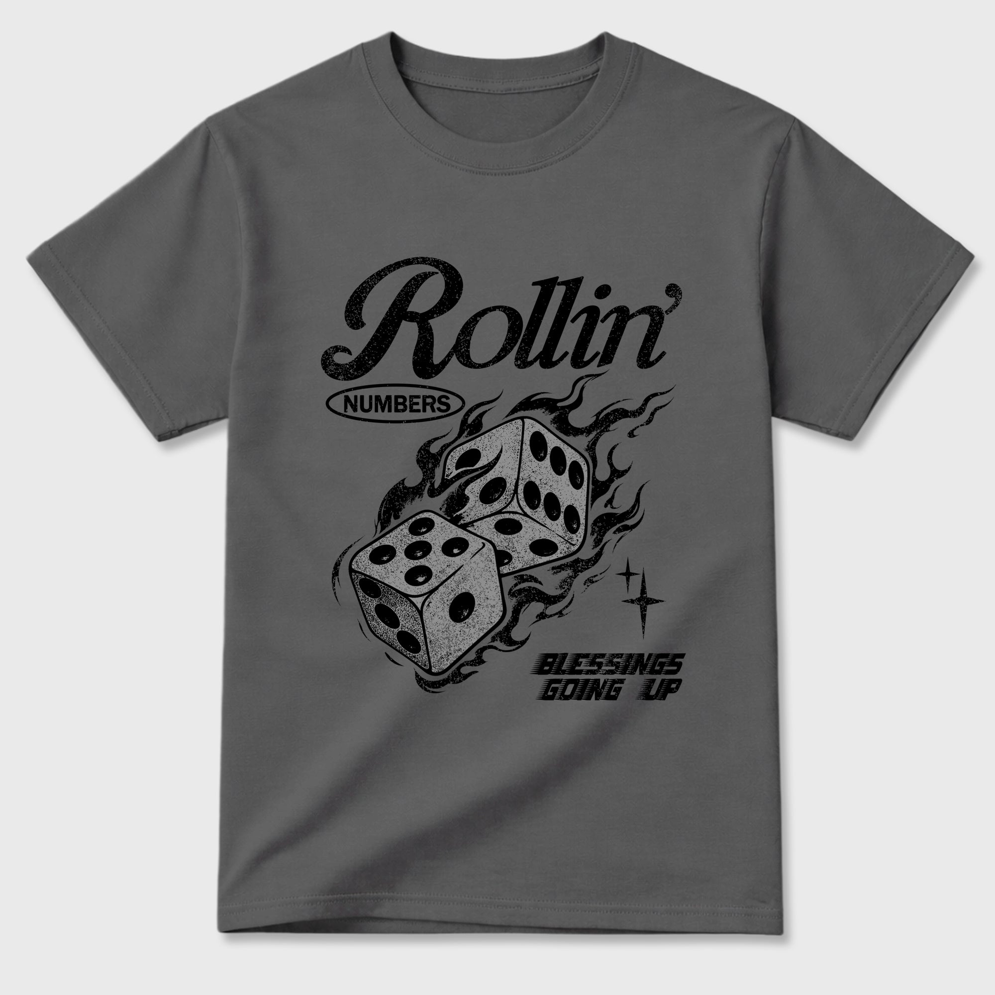 Sneaker match tees – Sneaker Tees To Match Air Jordan 6 Cap and Gown Shoes – Rollin Numbers Tee Cool Grey 2