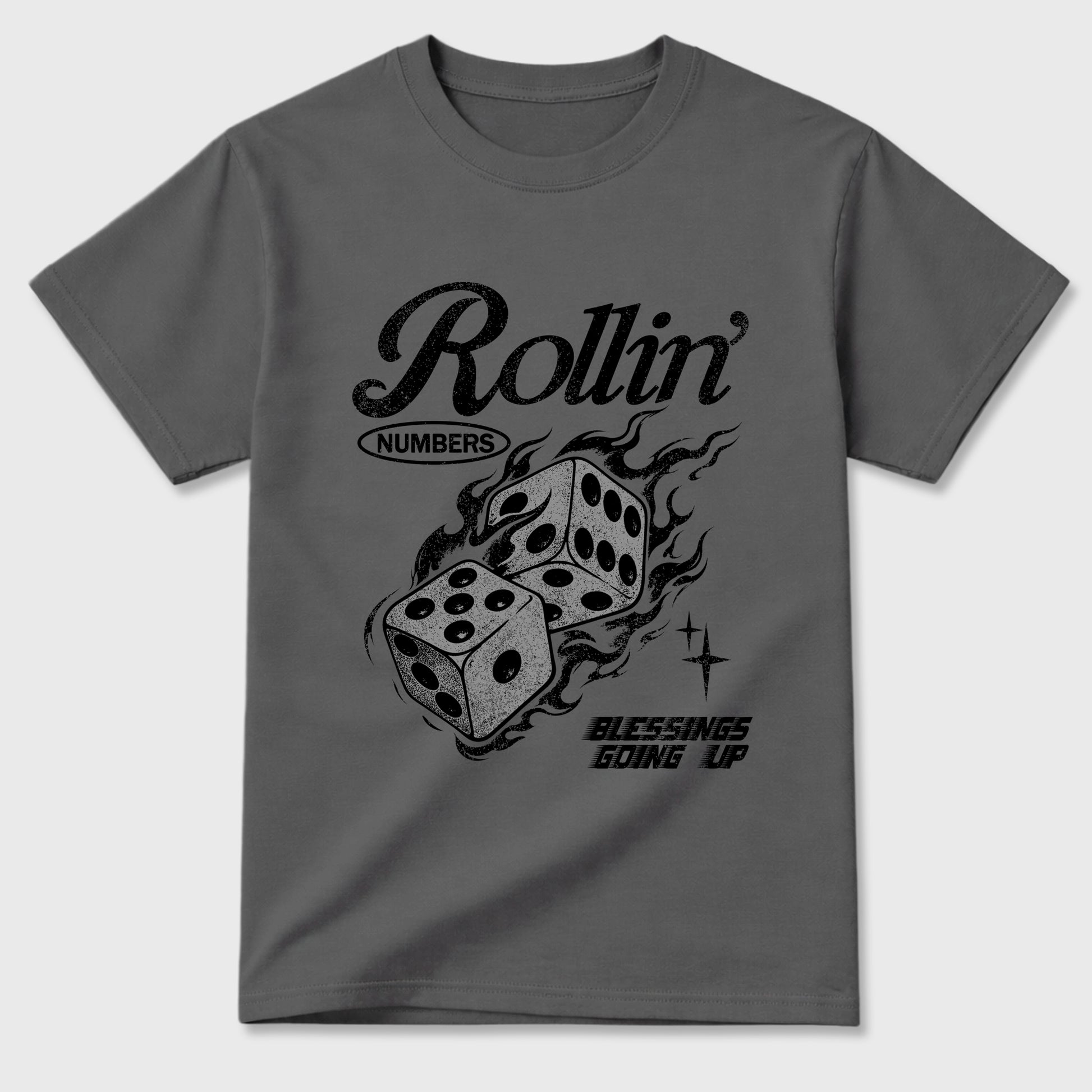 Sneaker match tees – Sneaker Tees To Match Air Jordan 6 Cap and Gown Shoes – Rollin Numbers Tee Cool Grey 2