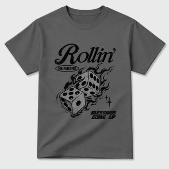 Sneaker match tees – Sneaker Tees To Match Air Jordan 6 Cap and Gown Shoes – Rollin Numbers Tee Cool Grey 2