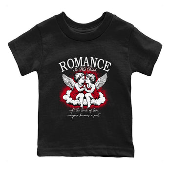 1s '85 Bred shirts to match jordans Romance Is Not Dead best t shirts to wear with jordans AJ1 Retro High OG '85 Bred match shoes to clothes SNRT Sneaker Tees Youth Baby Black 2 tee