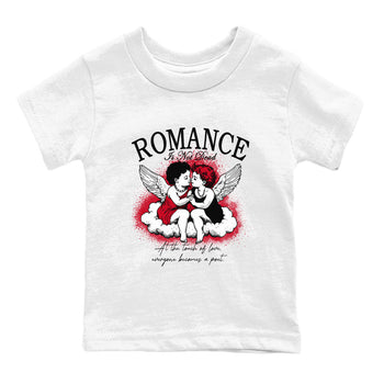 1s '85 Bred shirts to match jordans Romance Is Not Dead best t shirts to wear with jordans AJ1 Retro High OG '85 Bred match shoes to clothes SNRT Sneaker Tees Youth Baby White 2 tee