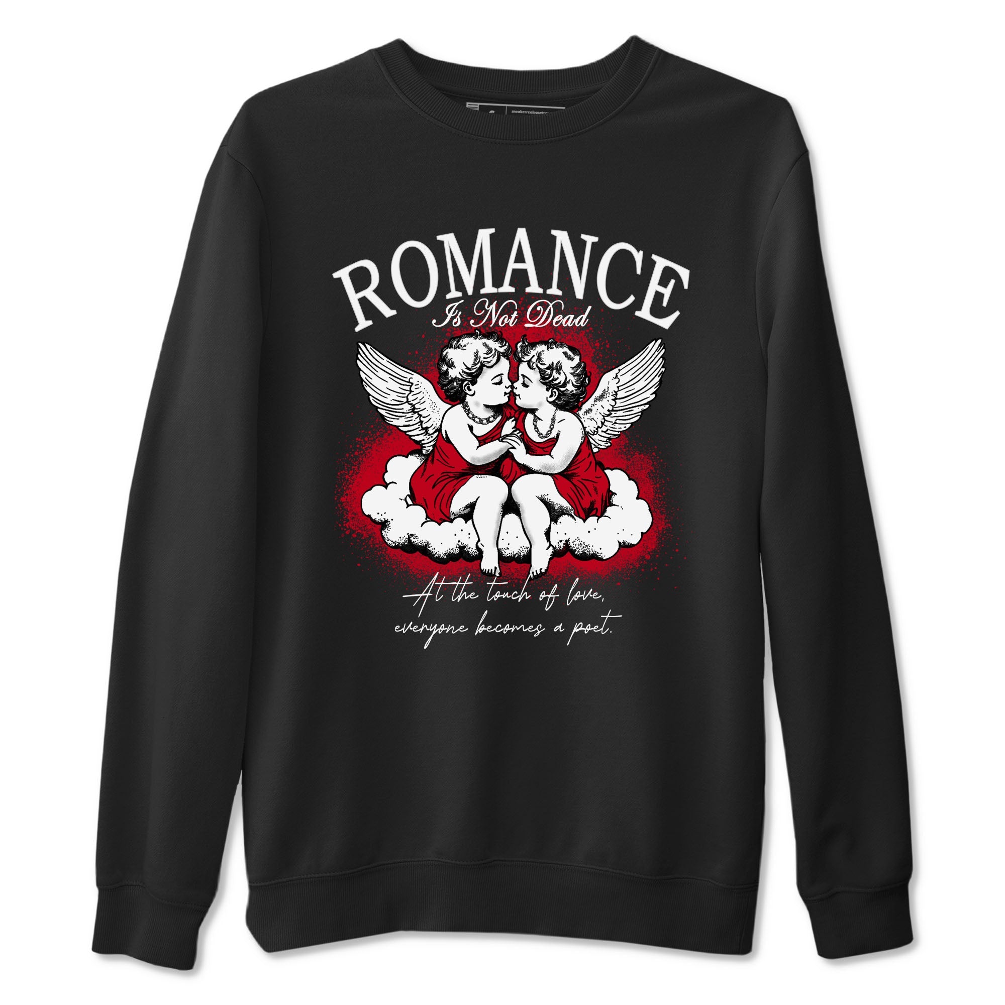1s '85 Bred shirts to match jordans Romance Is Not Dead best t shirts to wear with jordans AJ1 Retro High OG '85 Bred match shoes to clothes SNRT Sneaker Tees unisex cotton Black 2 shirts