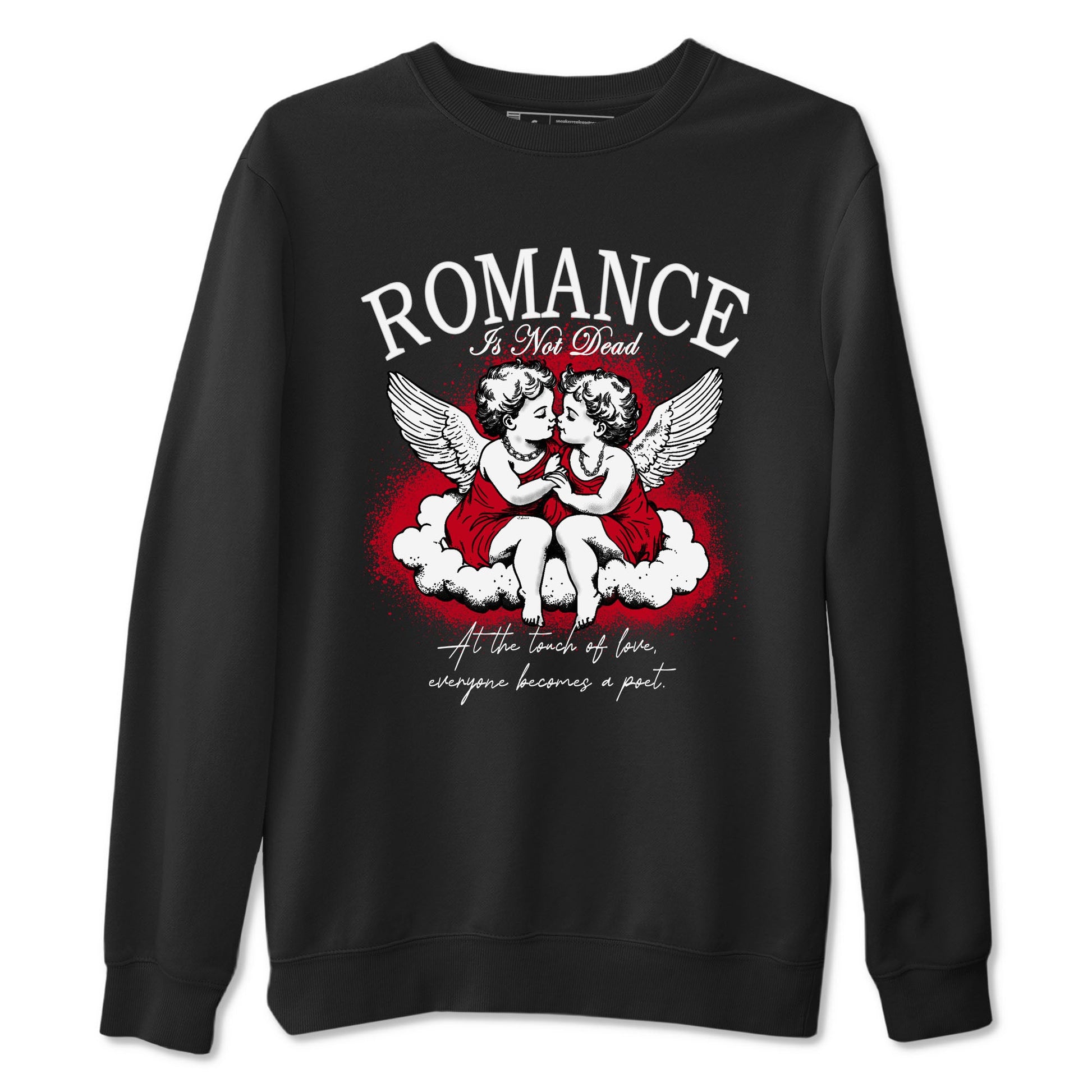 1s '85 Bred shirts to match jordans Romance Is Not Dead best t shirts to wear with jordans AJ1 Retro High OG '85 Bred match shoes to clothes SNRT Sneaker Tees unisex cotton Black 2 shirts