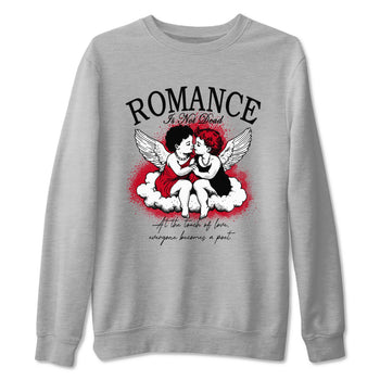 1s '85 Bred shirts to match jordans Romance Is Not Dead best t shirts to wear with jordans AJ1 Retro High OG '85 Bred match shoes to clothes SNRT Sneaker Tees unisex cotton Heather Grey 2 shirts