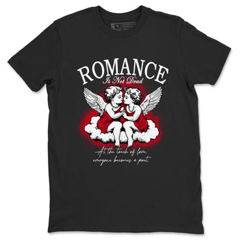 1s '85 Bred shirts to match jordans Romance Is Not Dead best t shirts to wear with jordans AJ1 Retro High OG '85 Bred match shoes to clothes SNRT Sneaker Tees unisex cotton Black 2 shirts