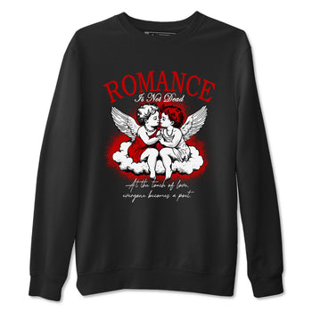 1s Black Toe Reimagined shirts to match jordans Romance Is Not Dead best t shirts to wear with jordans AJ1 High OG Black Toe Reimagined match shoes to clothes SNRT Sneaker Tees unisex cotton Black 2 shirts