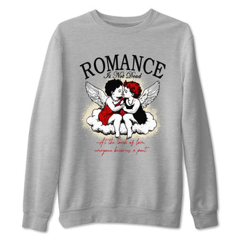 1s Black Toe Reimagined shirts to match jordans Romance Is Not Dead best t shirts to wear with jordans AJ1 High OG Black Toe Reimagined match shoes to clothes SNRT Sneaker Tees unisex cotton Heather Grey 2 shirts