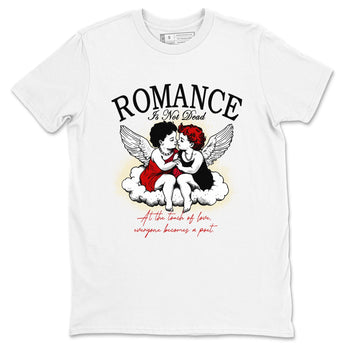 1s Black Toe Reimagined shirts to match jordans Romance Is Not Dead best t shirts to wear with jordans AJ1 High OG Black Toe Reimagined match shoes to clothes SNRT Sneaker Tees unisex cotton White 2 shirts