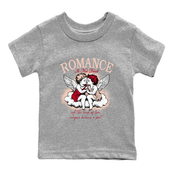 Air Jordan 3 Valentine's Day Graphic shirts Romance Is Not Dead Valentine Gift shirts Air Jordan 3 Washed Coral best t-shirts to wear with jordans SNRT Sneaker Tees Youth Baby Heather Grey 2 tee