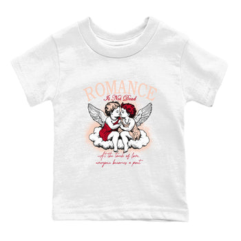 Air Jordan 3 Valentine's Day Graphic shirts Romance Is Not Dead Valentine Gift shirts Air Jordan 3 Washed Coral best t-shirts to wear with jordans SNRT Sneaker Tees Youth Baby White 2 tee
