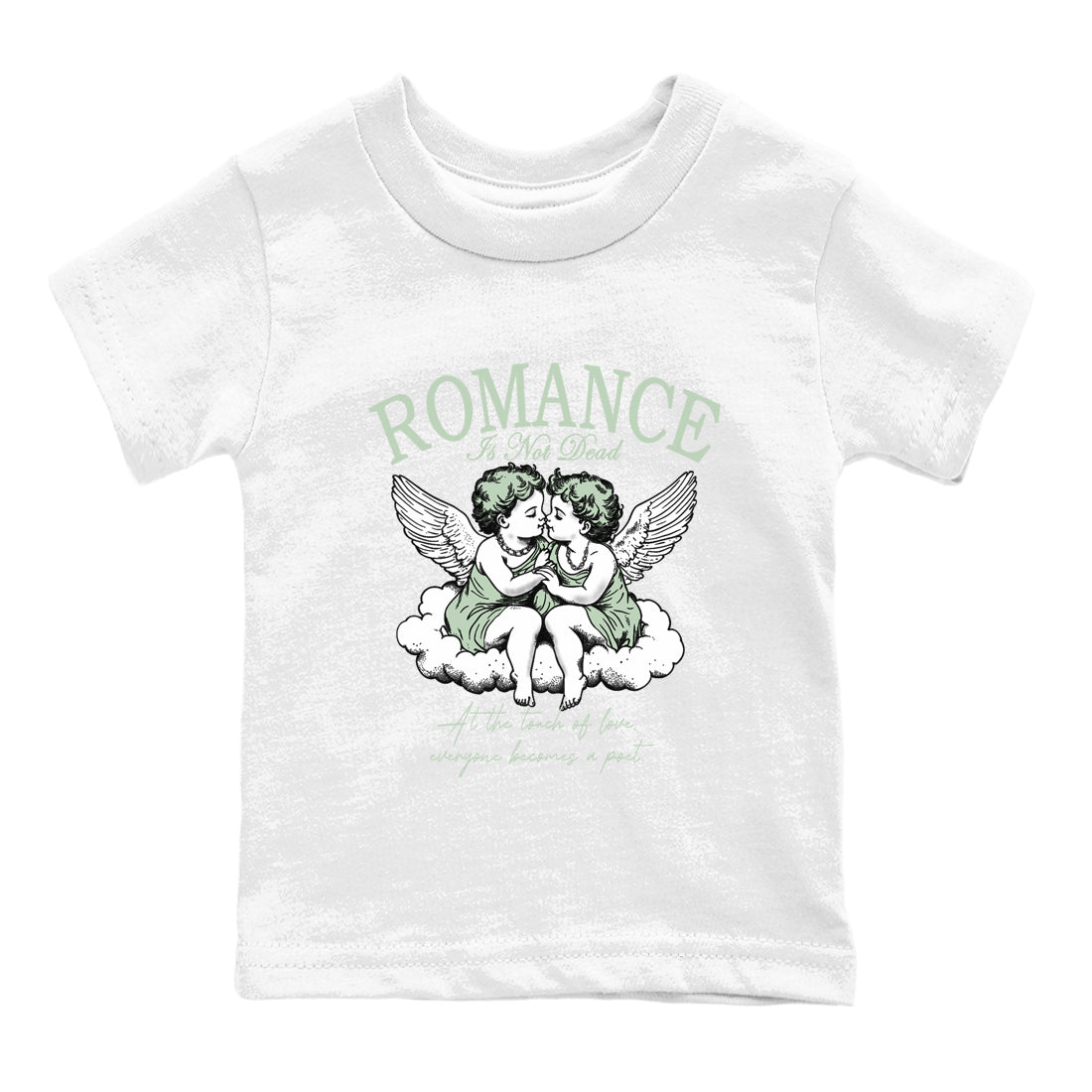 4s Abundance shirts to match jordans Romance Is Not Dead sneaker match tees Air Jordan 4 Seafoam match shoes to clothes SNRT Sneaker Tees Youth Baby White 2 tee