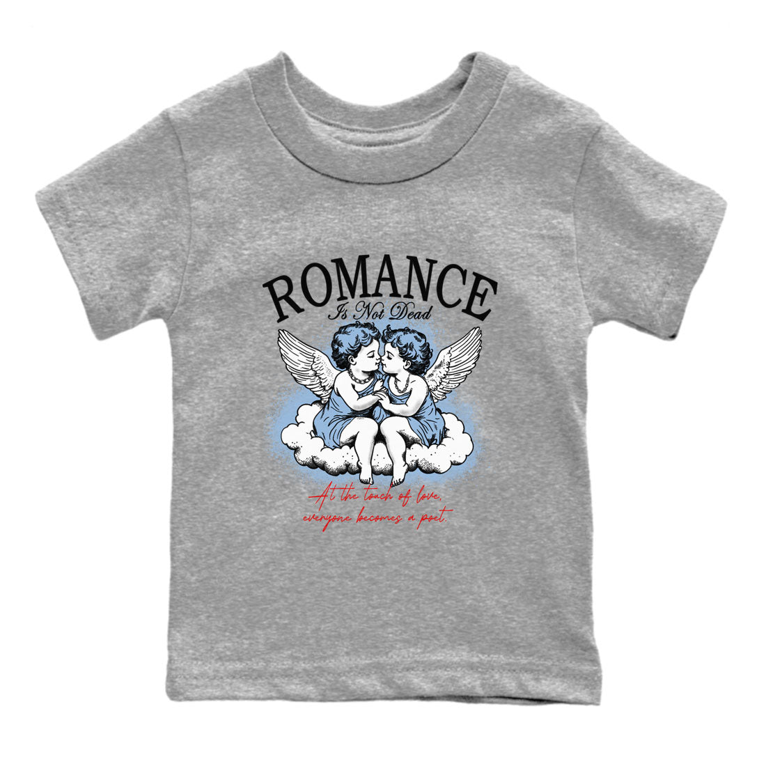 5s Black Metallic Reimagined shirts to match jordans Romance Is Not Dead best t shirts to wear with jordans AJ5 Retro OG Reimagined match shoes to clothes SNRT Sneaker Tees Youth Baby Heather Grey 2 tee