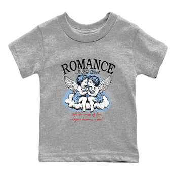 5s Black Metallic Reimagined shirts to match jordans Romance Is Not Dead best t shirts to wear with jordans AJ5 Retro OG Reimagined match shoes to clothes SNRT Sneaker Tees Youth Baby Heather Grey 2 tee