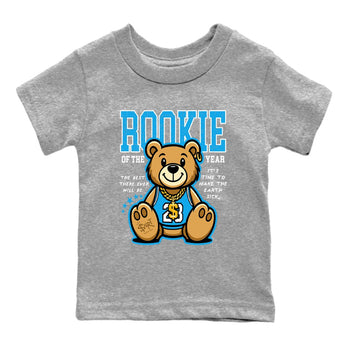 Air Jordan 1 UNC Reimagined best t-shirt for sneakerheads family Rookie Of The Year sneaker match tees 1s High OG UNC Reimagined graphic sneaker matching shirts SNRT Sneaker Tees Youth Baby Heather Grey 2 tee