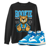 Air Jordan 1 UNC Reimagined best t-shirt for sneakerheads family Rookie Of The Year sneaker match tees 1s High OG UNC Reimagined graphic sneaker matching shirts SNRT Sneaker Tees unisex cotton Black 1 shirts