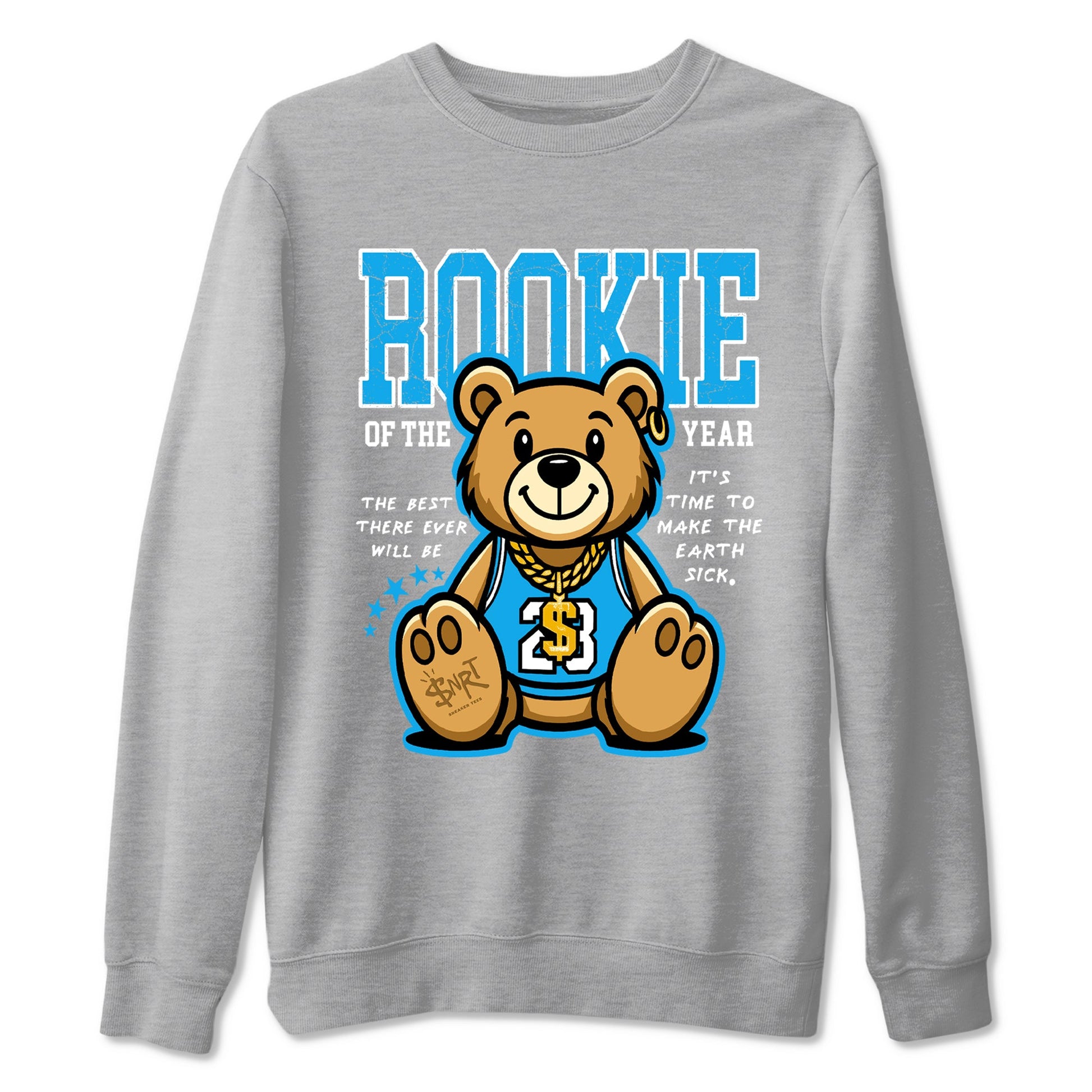 Air Jordan 1 UNC Reimagined best t-shirt for sneakerheads family Rookie Of The Year sneaker match tees 1s High OG UNC Reimagined graphic sneaker matching shirts SNRT Sneaker Tees unisex cotton Heather Grey 2 shirts