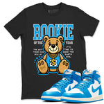Air Jordan 1 UNC Reimagined best t-shirt for sneakerheads family Rookie Of The Year sneaker match tees 1s High OG UNC Reimagined graphic sneaker matching shirts SNRT Sneaker Tees unisex cotton Black 1 shirts