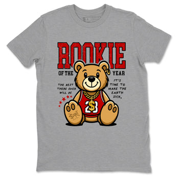 11s Bred shirts to match jordans Rookie Of The Year sneaker match tees Air Jordan 11 Retro Bred match shoes to clothes SNRT Sneaker Tees unisex cotton Heather Grey 2 shirts