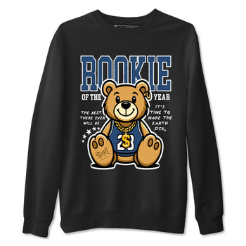 Air Jordan 12 French Blue best t-shirt for sneakerheads family Rookie Of The Year sneaker match tees Air Jordan 12 French Blue graphic sneaker matching shirts SNRT Sneaker Tees unisex cotton Black 2 shirts
