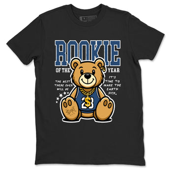 Air Jordan 12 French Blue best t-shirt for sneakerheads family Rookie Of The Year sneaker match tees Air Jordan 12 French Blue graphic sneaker matching shirts SNRT Sneaker Tees unisex cotton Black 2 shirts