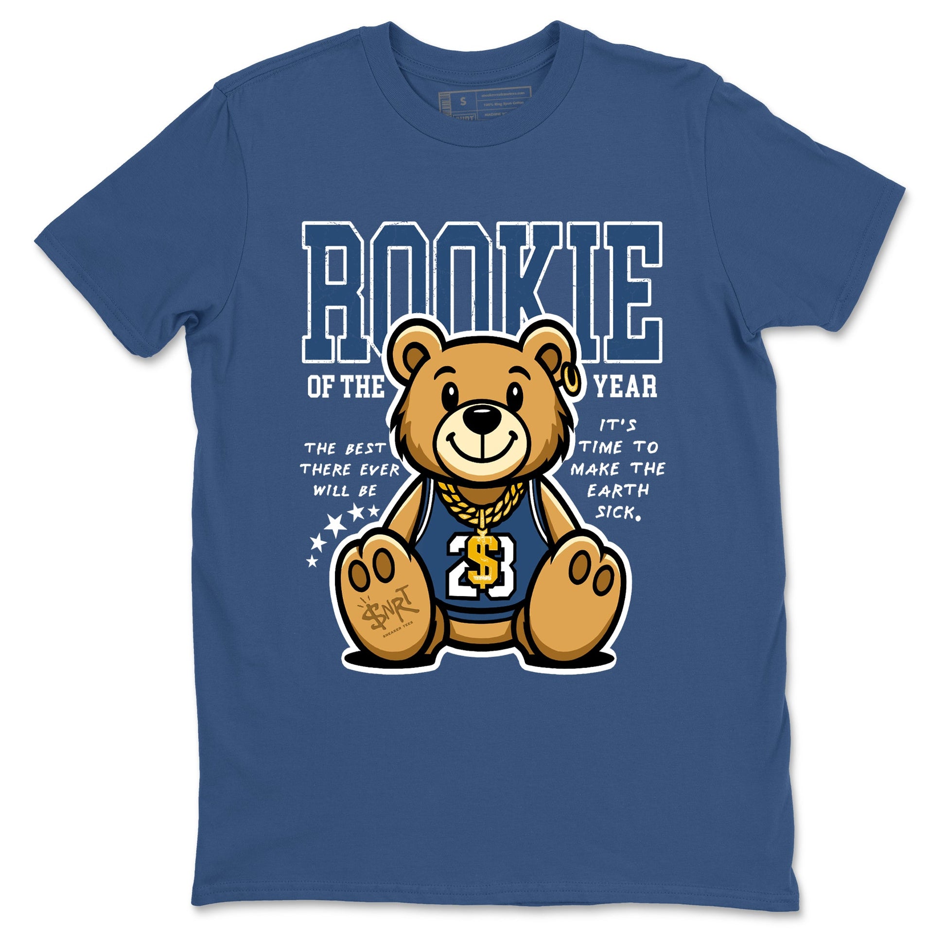 Air Jordan 12 French Blue best t-shirt for sneakerheads family Rookie Of The Year sneaker match tees Air Jordan 12 French Blue graphic sneaker matching shirts SNRT Sneaker Tees unisex cotton Denim Blue 2 shirts