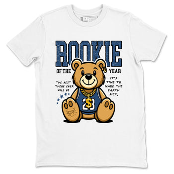 Air Jordan 12 French Blue best t-shirt for sneakerheads family Rookie Of The Year sneaker match tees Air Jordan 12 French Blue graphic sneaker matching shirts SNRT Sneaker Tees unisex cotton White 2 shirts