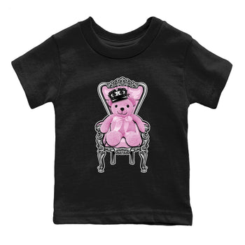 4s Retro Orchid shirts to match jordans Royal Bear sneaker match tees Air Jordan 4 WMNS Orchid match shoes to clothes SNRT Sneaker Tees Youth Baby Black 2 tee