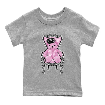 4s Retro Orchid shirts to match jordans Royal Bear sneaker match tees Air Jordan 4 WMNS Orchid match shoes to clothes SNRT Sneaker Tees Youth Baby Heather Grey 2 tee