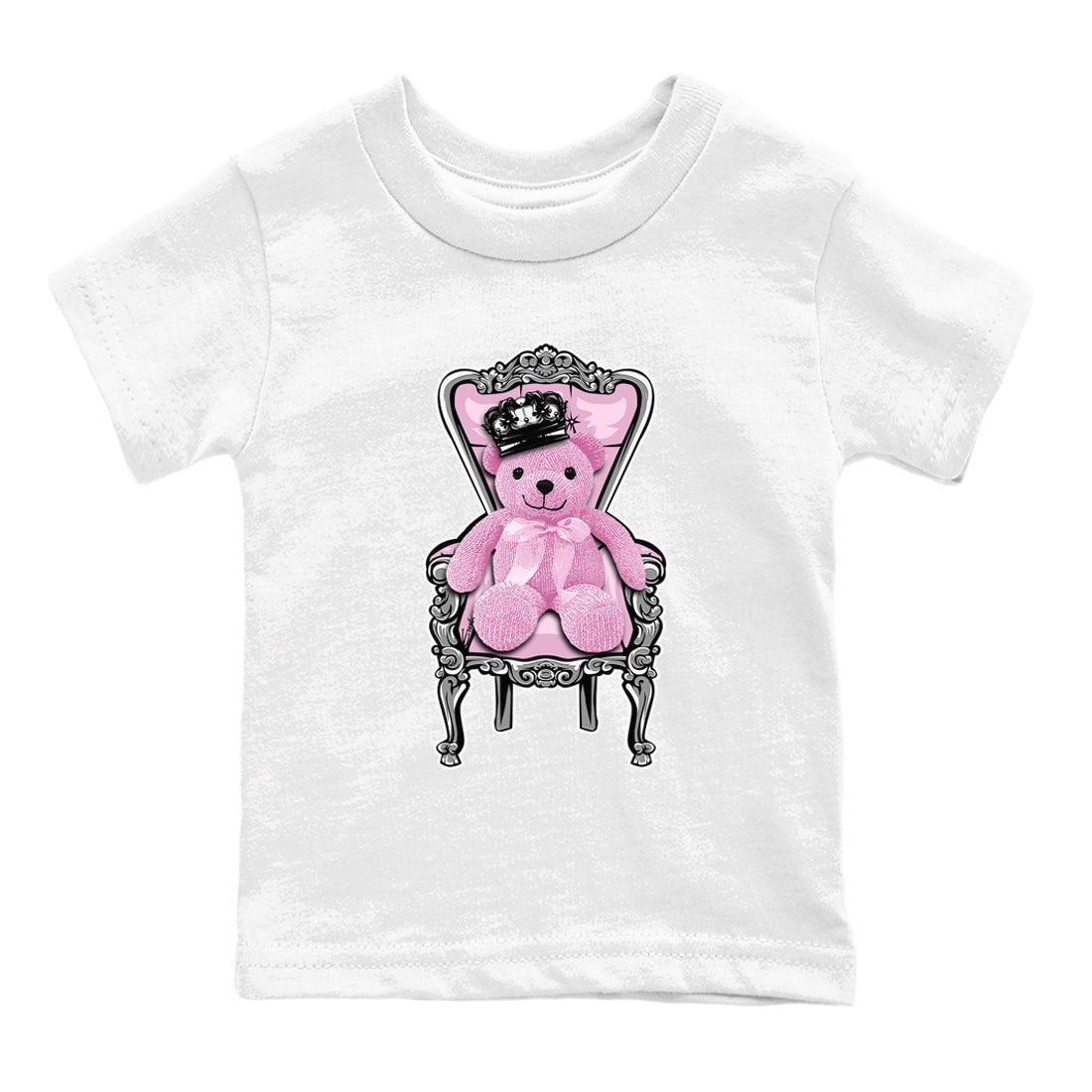 4s Retro Orchid shirts to match jordans Royal Bear sneaker match tees Air Jordan 4 WMNS Orchid match shoes to clothes SNRT Sneaker Tees Youth Baby White 2 tee