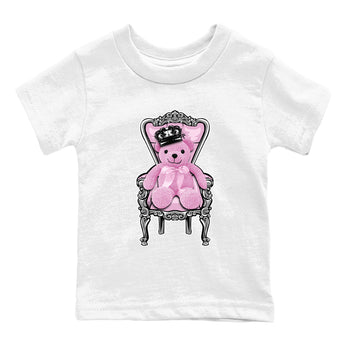 4s Retro Orchid shirts to match jordans Royal Bear sneaker match tees Air Jordan 4 WMNS Orchid match shoes to clothes SNRT Sneaker Tees Youth Baby White 2 tee