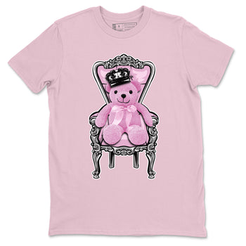 4s Retro Orchid shirts to match jordans Royal Bear sneaker match tees Air Jordan 4 WMNS Orchid match shoes to clothes SNRT Sneaker Tees unisex cotton Pink 2 shirts