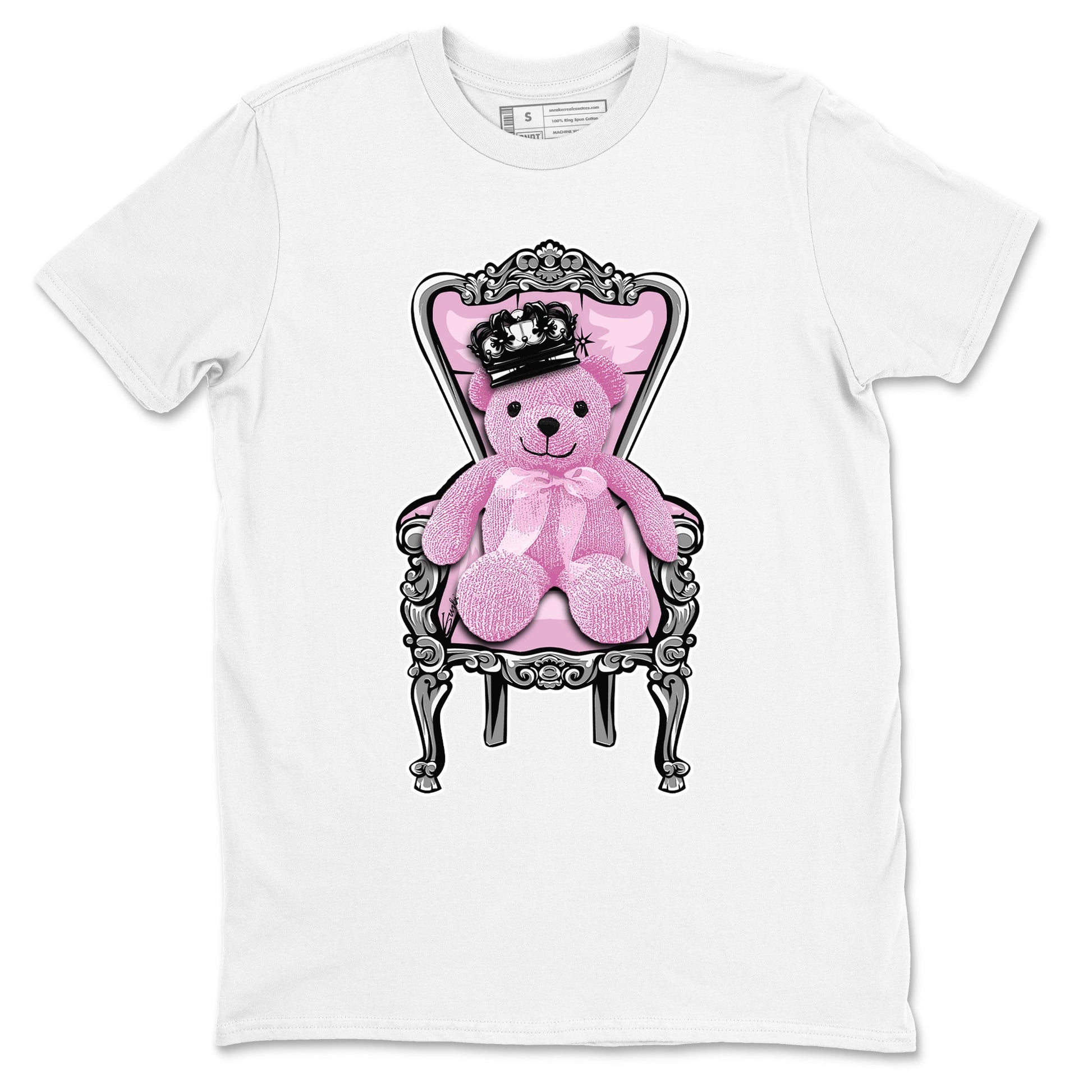 4s Retro Orchid shirts to match jordans Royal Bear sneaker match tees Air Jordan 4 WMNS Orchid match shoes to clothes SNRT Sneaker Tees unisex cotton White 2 shirts