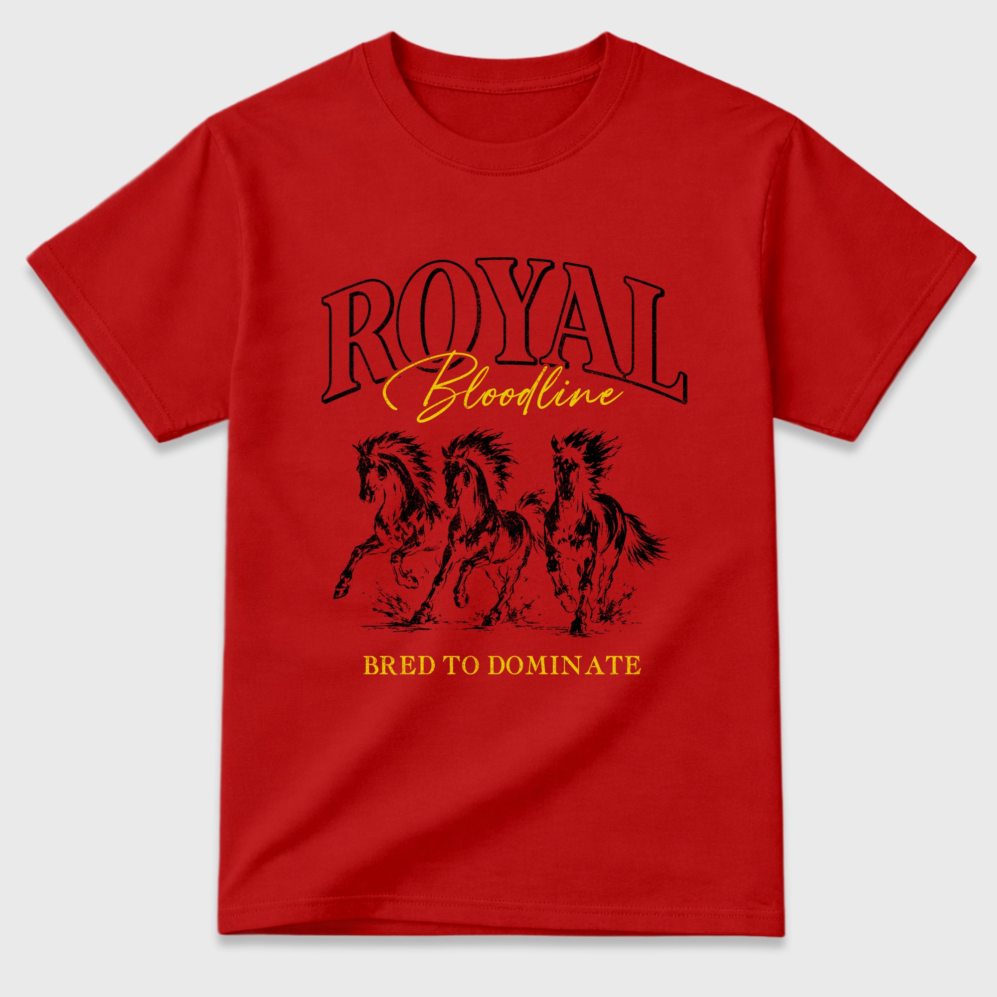 Royal Bloodline Graphic T-Shirt featuring original streetwear artwork designed to match the Air Jordan 14 Challenge Red. Red 2 Graphic T-Shirt.