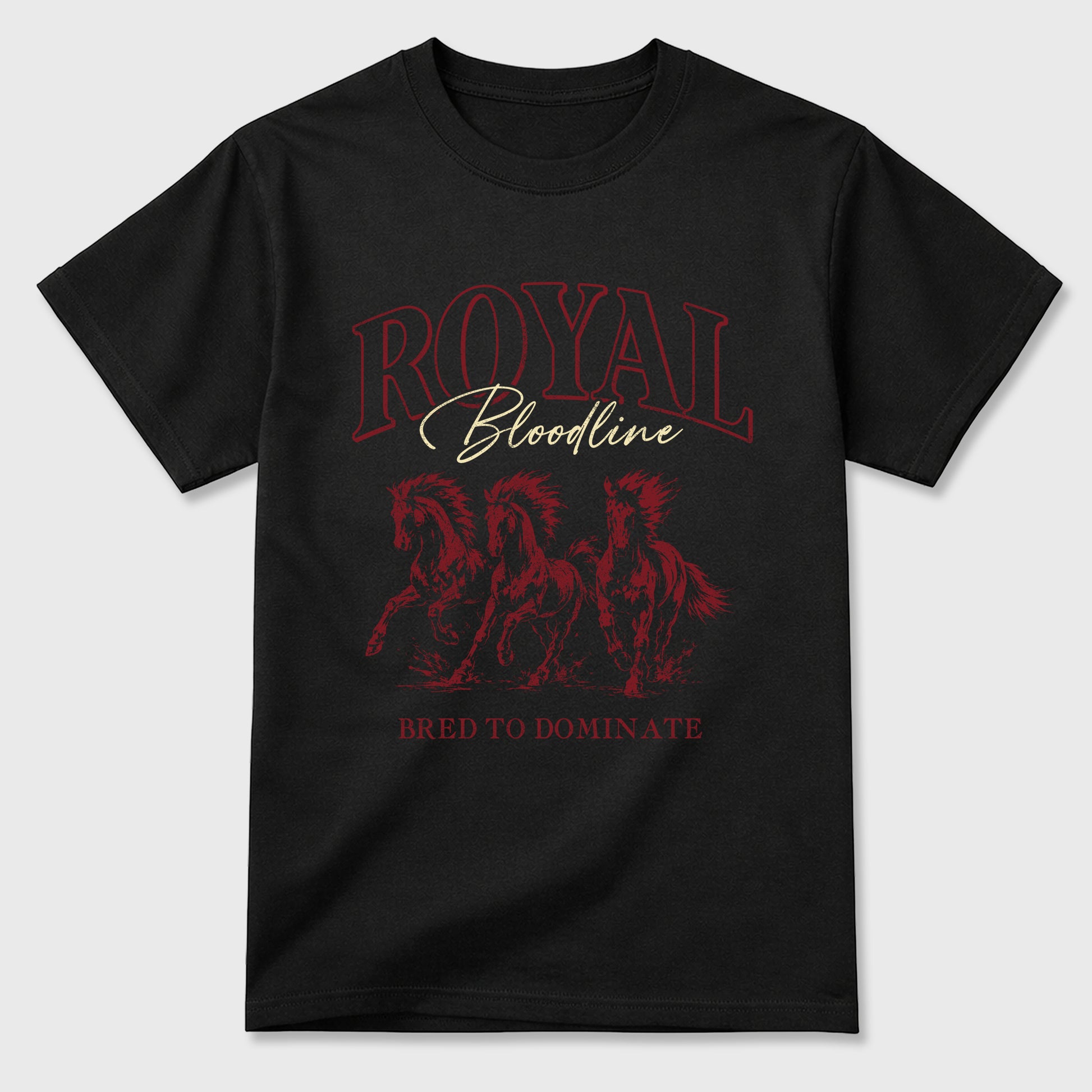 Royal Bloodline Graphic T-Shirt sneaker match tee designed for the Air Jordan 3 Bin 23, featuring coordinated color options for a perfect streetwear match. Black 2 shirt.