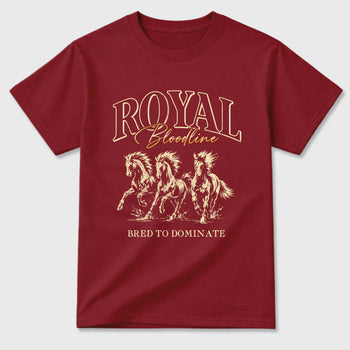Royal Bloodline Graphic T-Shirt sneaker match tee designed for the Air Jordan 3 Bin 23, featuring coordinated color options for a perfect streetwear match. Cardinal 2 shirt.